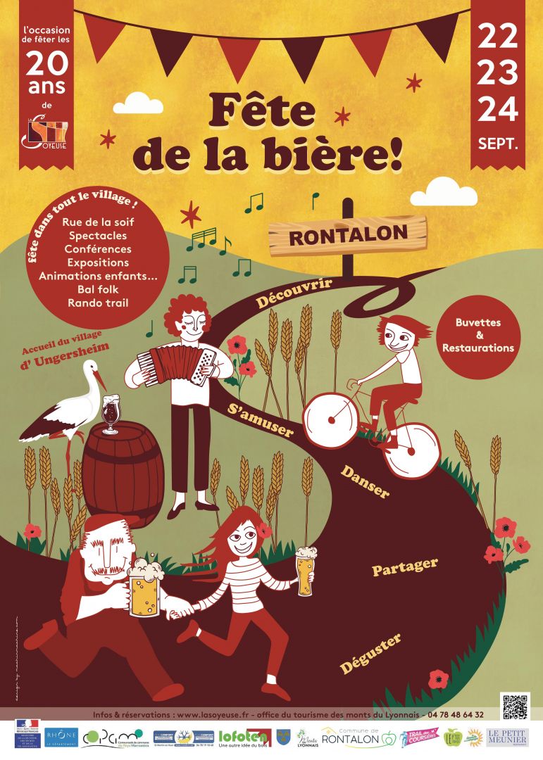 Du Vendredi 22 au Dimanche 24 Septembre - Fête de la Bière à Rontalon